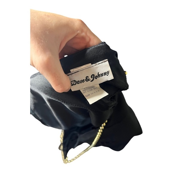 Vintage Beaded Black Cocktail Dress 80’s 10 - Picture 5 of 7